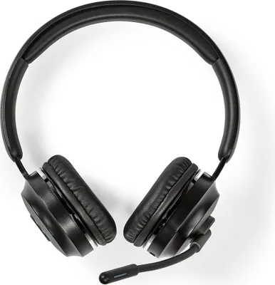 Produktbild von Nedis PC-Headset - Auf Ohr - Stereo - Bluetooth - Wegklappbares Mikrofon - Schwarz