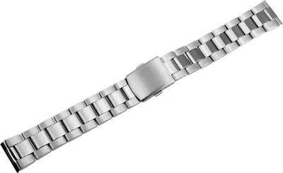 Produktbild von Edelstahl-Uhrenarmband, silberfarben, 18 mm - 22 mm