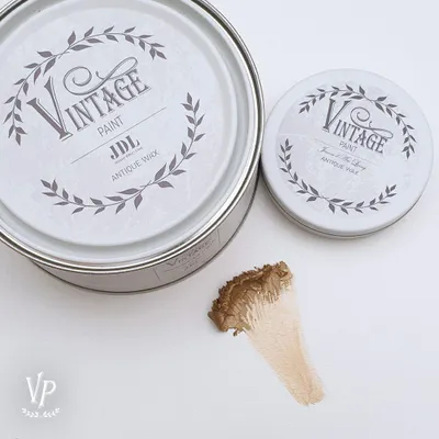 Produktbild von JDL Vintage Paint Antique Wax Möbelwachs 300 ml – Natürliches Antikwachs für Kreidefarbe – Schutz & Vintage Finish – Bienenwachs & Carnaubawachs – Shabby Chic Möbelpflege - Bronze