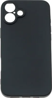 Image de Coque en silicone TPU pour iPhone 16 - Noir KP34928