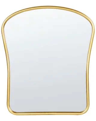Produktbild von BELIANI Wandspiegel Gold Metall 45 x 52 cm Wand-Dekorspiegel Hängende Dekoration im Vintage-Stil