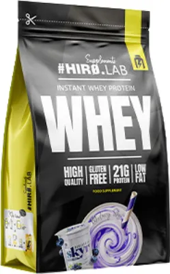 Produktbild von Hero.Lab | Instant Whey Protein | High Quality Whey Concentrate Blueberry with skyr