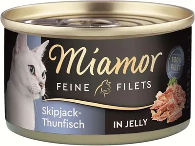 Produktbild von Miamor - Feine Filets Dose 24x100g | Skipjack-Thunfisch in Jelly