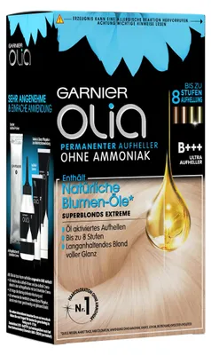 Produktbild von Garnier Olia Haar Aufheller, B+++ Ultra Aufheller, Haarfarbe ohne Ammoniak mit p