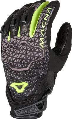 Produktbild von Macna Assault Motorrad Handschuhe, schwarz/grün, S
