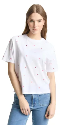 Produktbild von TOM TAILOR Denim Damen T-Shirt – Größe XXL