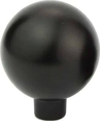 Produktbild von Natural Goods Berlin Möbelgriff BALL, Möbelknopf, Schrankgriff, Knauf für Schublade und Tür, Schwarz, 1 Stück