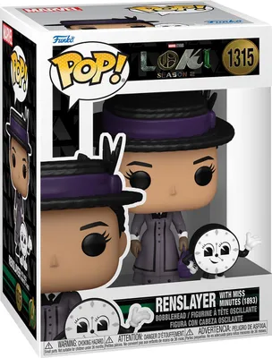 Produktbild von Funko Loki Pop! Vinyl Renslayer With Miss Minutes 9 Cm Figur Schwarz  Schwarz One Size
