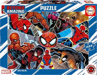 Produktbild von Educa Puzzle Spider-Man Beyond Amazing 1000 Teile Karton