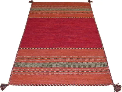 Obrázek produktu pro ANTIQUE KILIM 140X200 cm RED | GalleriaFarah1970