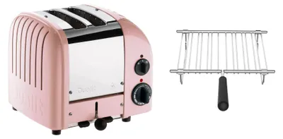 Produktbild von Dualit Toaster Paket 1, 2er Toaster mit Brötchenaufsatz Pink