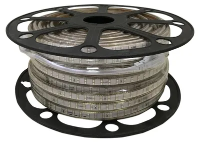 LED-Streifen, 50 m, rot, 8 mm breit, Hochspannung