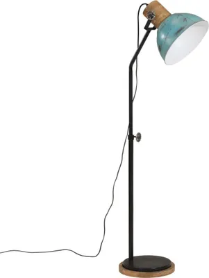 Zdjęcie produktu dla Lampa Stojąca, 25 W, Postarzany Niebieski, 30X30X100-150Cm, E27 Lumarko!