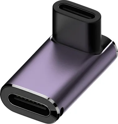 Produktbild von INF 240W USB-C Adapter: Buchse auf Buchse, 40Gbps, 8K Video, Lila, 2 Stück