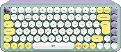 Zdjęcie produktu dla Logitech POP Keys, Mini, Bezprzewodowy, Bluetooth, Mechaniczna, QWERTZ, Miętowy