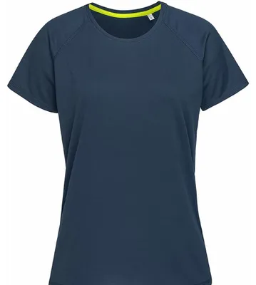 Produktbild von Stedman - T-Shirt für Damen - Aktiv Raglanärmel LT4801 (XL) (Wasserblau)