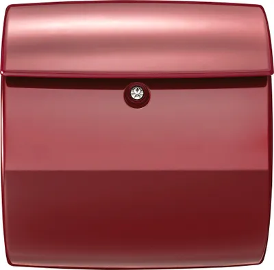 Obrázok produktu pre Burg-Wächter PIANO 886 Merlot - Wandmontierter Briefkasten - Kunststoff - Rot - Horizontal - Schlüssel - 1 Stück(e)