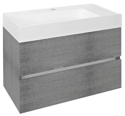 Produktbild von Sapho ODETTA Unterschrank 82x50x43,5cm, Silbereiche