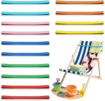 Produktbild von Famanu Handtuchclips - Elastische Strandhandtuchhalter in 7 Farben