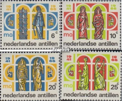 Produktbild von Briefmarken Niederländische Antillen 1966 Mi 166-169 (kompl.Ausg.) postfrisch Schulwesen