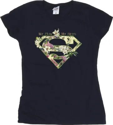 Produktbild von DC Comics - "My Mum My Hero" T-Shirt für Damen BI39590 (XXL) (Marineblau)