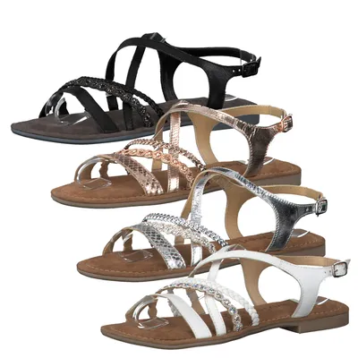 Produktbild von Tamaris 1-28146-24 Damen Sandalen Riemchensandalen Leder, Größe:37 EU, Farbe:Rosa