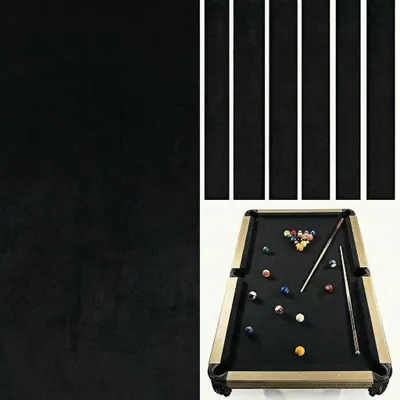 Produktbild von Billardtuch für 9-ft-Pooltisch, schwarz