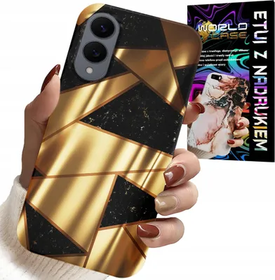 Produktbild von Hülle Für Samsung Galaxy S25 Edge - Gold Elegantes Design + Hydrofolie