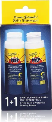 Produktbild von PREP Original Formula Rasierschaum Reisegröße 2 x 50 ml