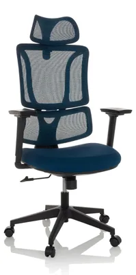 Obrázek produktu pro Kancelářská židle MyBuero Home Office Kancelářská židle ERGOMY s područkami (výškově nastavitelná) látková / síťovaná otočná židle