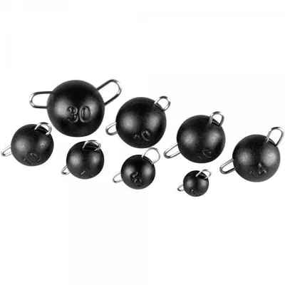 Produktbild von #LMAB Tungsten Chebu Sinker Matt Black - Kopf: 20 g