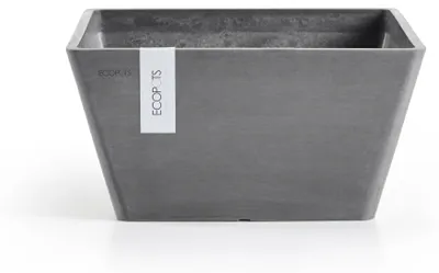 Immagine prodotto di Ecopots Berlin 30 Vaso da fiori - L 31,2 cm x L 31,2 cm x A 15,7 cm - Per interni ed esterni