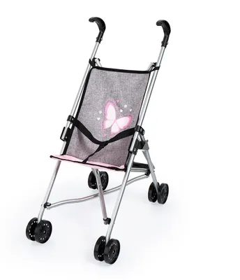 Produktbild von Bayer Chic 2000 Puppenbuggy grau - stabiler Kinderwagen für Puppen
