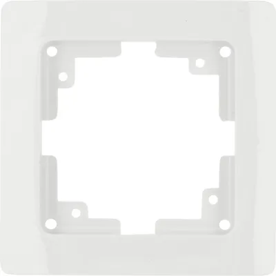 Produktbild von Unitec Abdeckrahmen Monaco 1-fach ultraweiß
