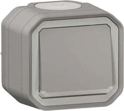 Image de Legrand Komplett Feuchtraum-Schalterprogramm Plexo Grau 069713L (069713L)