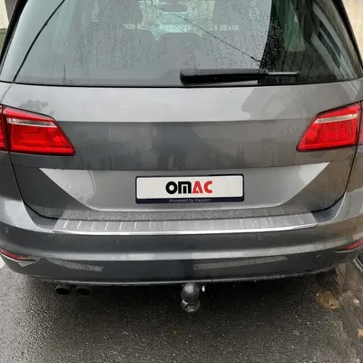 Zdjęcie produktu dla Osłona zderzaka dla VW Golf Sportsvan 2013-25 szczotkowany chrom
