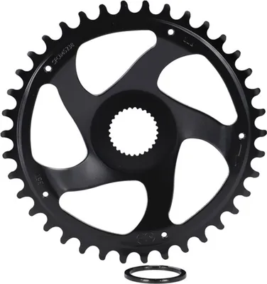 Produktbild von KMC, Kettenblatt, Bosch Gen.4, 38T, Kettenlinie 52mm, Material Chromoly, Farbe schwarz