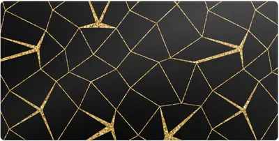 Produktbild von Geometrisches Linienmuster– Schreibtischunterlage – Schreibtisch Tischunterlage – 90x45 cm – Unterlage Groß Schreibtischmatte