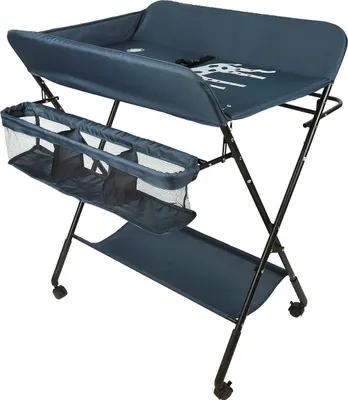 Produktbild von Klappbar Wickeltisch Wickelauflage Kommode  Baby Kind Unterlage Wickeln Dunkelblau