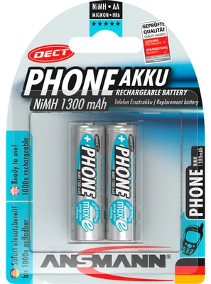 Produktbild von ANSMANN Telefon Akku AA 1300 mAh 1,2V, 2 Stück