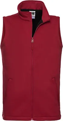 Produktbild von Russell R-041M-0 | Herren SmartSoftshell Gilet / Wasserabweisend - Farbe: Classic Red - Größe: XXL