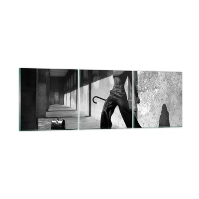 Produktbild von Bilder auf glas - 3 Teile - Fotografie Mode Frau - 90x30cm - Glasbilder - Wandbilder - Bilder - zum Aufhängen bereit - Wanddekoration aus Glas - Glas Bilder - Wandbild auf Glas - GCA90x30-4360