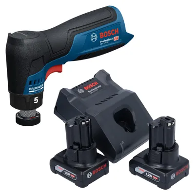 Produktbild von Bosch GEX 12V-32 Akku Exzenterschleifer 12 V 32 mm Brushless + 2x Akku 6,0 Ah + Ladegerät