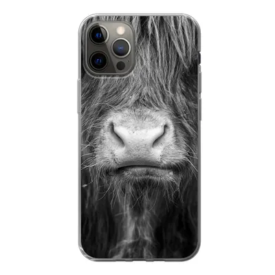 Produktbild von MuchoWow® Handyhülle Schutzhülle Hülle für iPhone 13 Pro Schottischer Highlander - Haare - Tiere Silikon Softcase Handy Hülle - Handy-Tasche