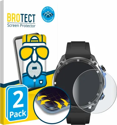 Produktbild von 2x BROTECT Fullscreen Schutzfolie für DTNO.1 DTG1 1.43" Displayschutz Folie Fullcover Matt Entspiegelungsfolie
