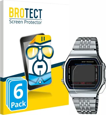 Produktbild von 6x Für Casio iconic ABL-100WE-1A Schutzfolie BROTECT Displayschutz Display Schutz Folie Klar Transparent