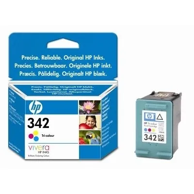 Obrázek produktu pro HP 342 Tříbarevná originální inkoustová kazeta 1 kus(y) se standardní výtěžností azurová, purpurová, žlutá