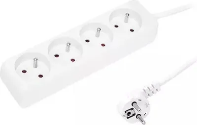 Produktbild von Blow PR-470P Verlängerungskabel 4-fach Steckdosenleiste weiß 5m