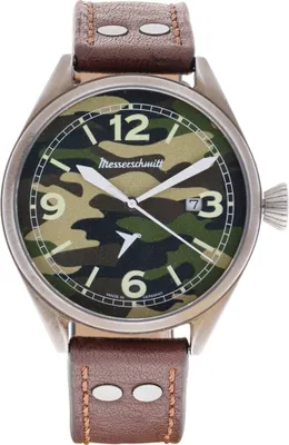 Messerschmitt ME-43ARMY Herrenuhr für Flieger Vintage Camouflage-Muster 1