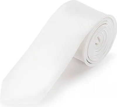 Produktbild von Oblique Unique Krawatte Schlips schmal Binder Style - weiß